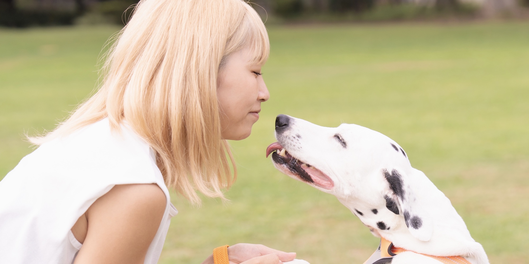 愛犬と過ごすMomentの撮影イメージ